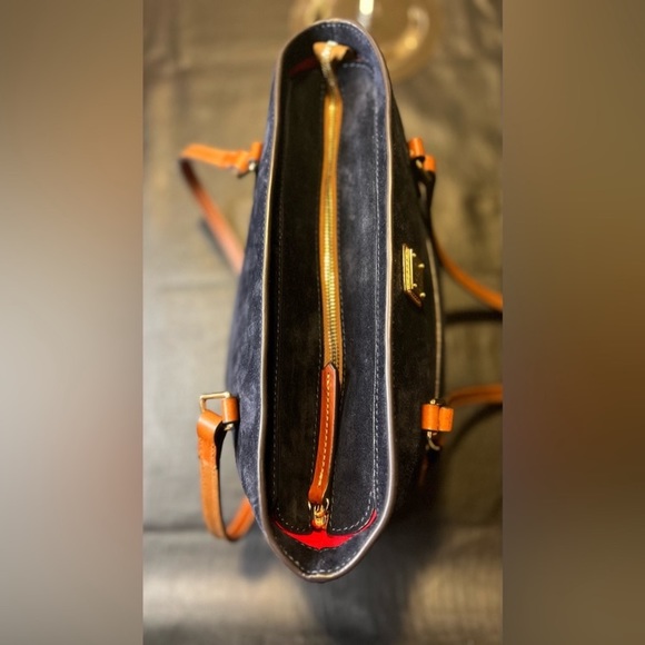 DOONEY & BOURKE Tote Navy suede - Picture 5 of 16